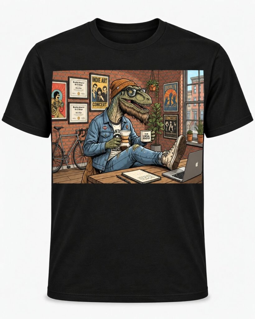 Hipstersaurus Tee