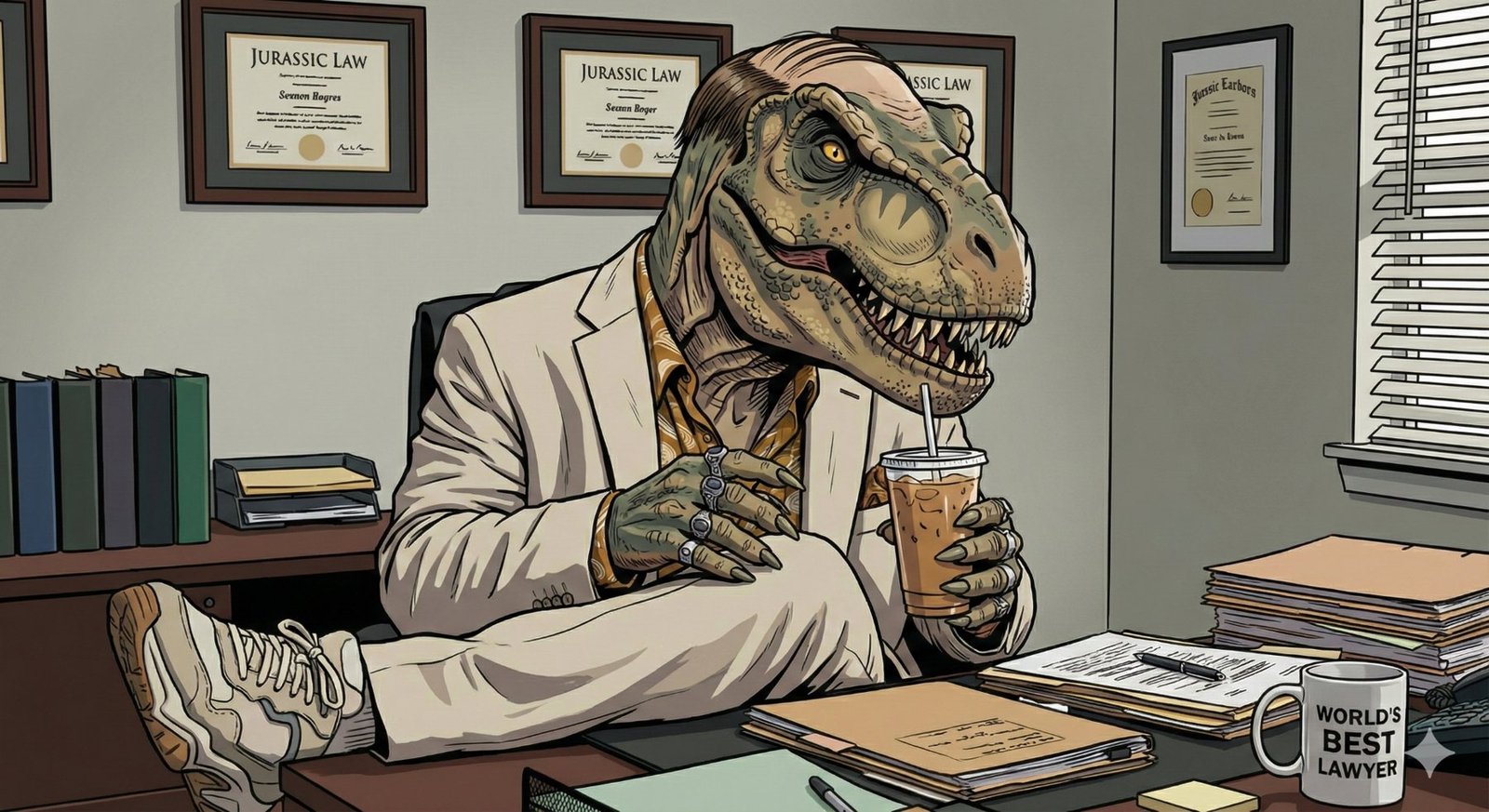 Lawyersaurus artwork
